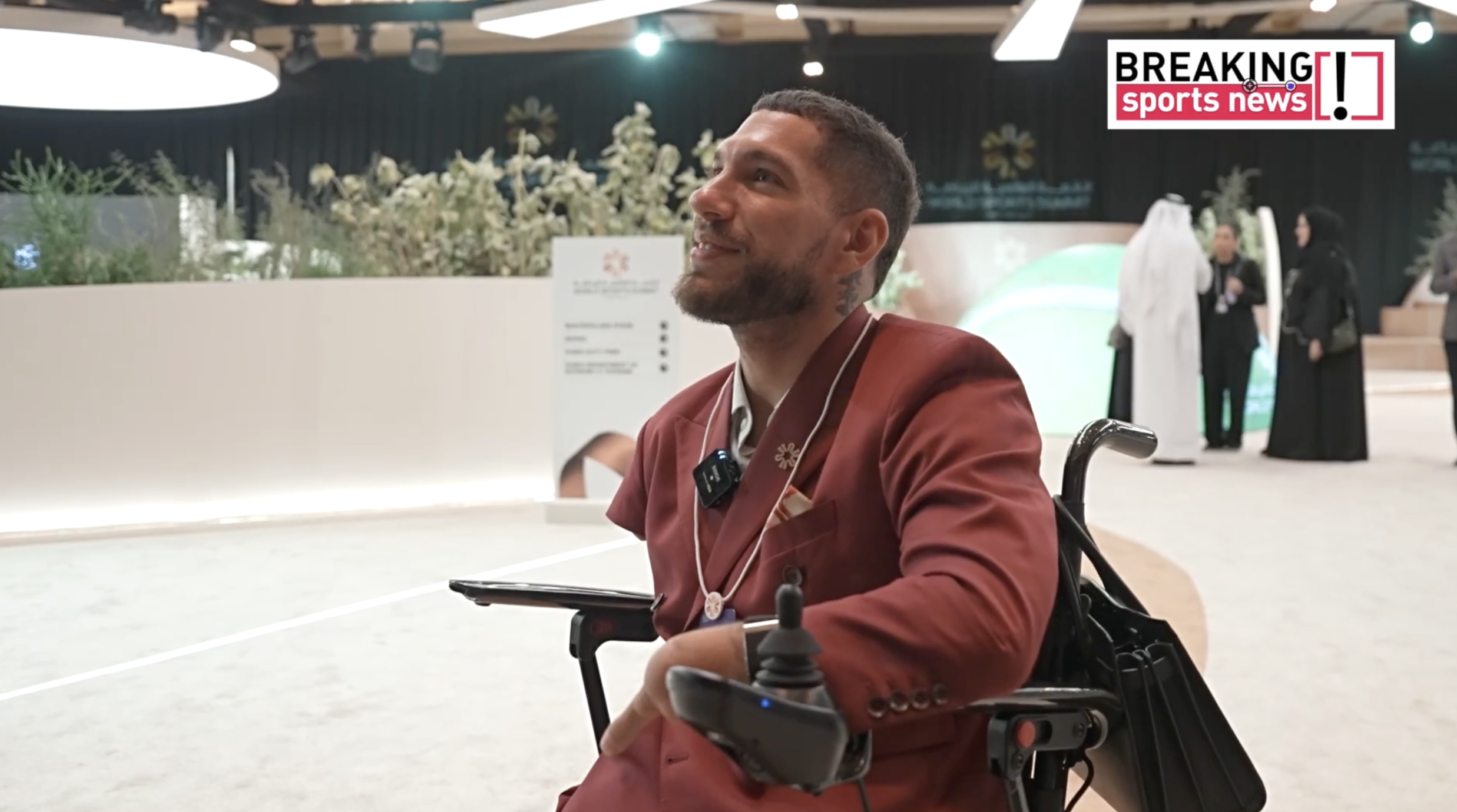 Nick Santonastasso shares message of unity, mindset, and impact at World Sports Summit 2025