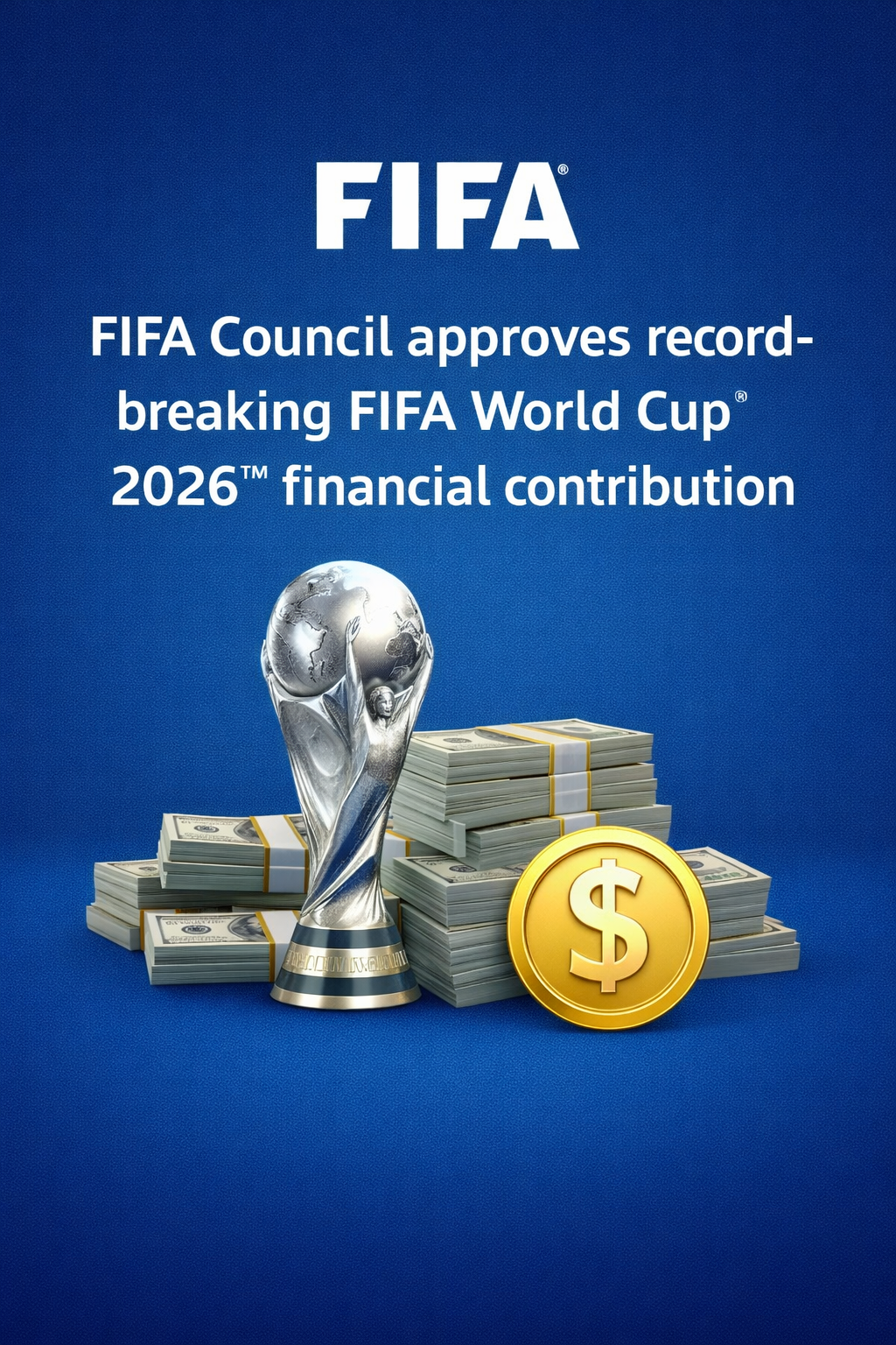 FIFA Council approves record-breaking FIFA World Cup 2026™ financial contribution