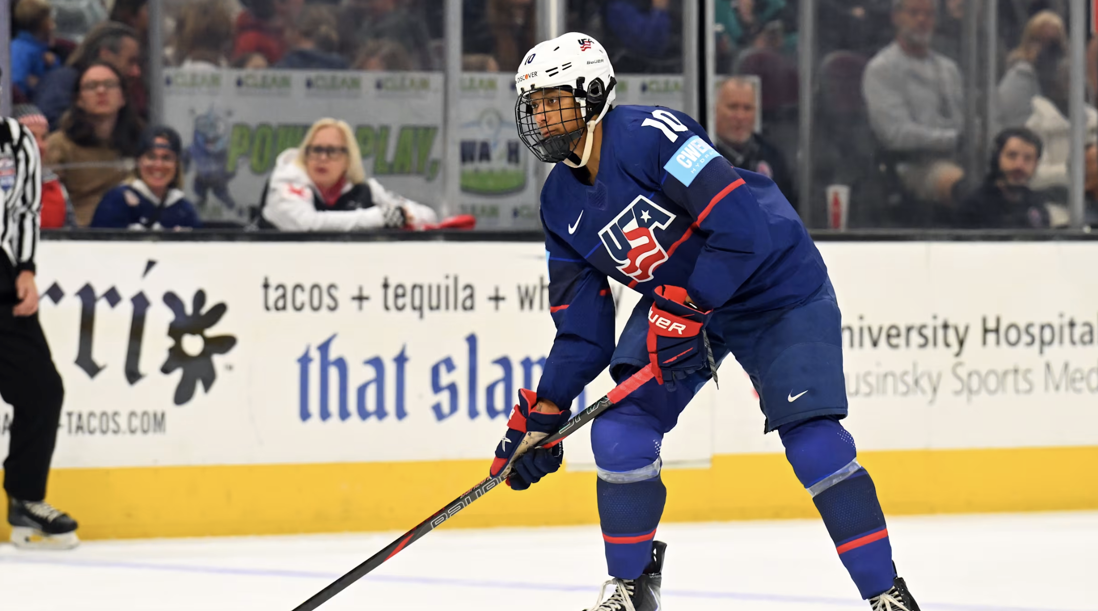 Laila Edwards set to become first Black woman to play Winter Olympic ice hockey for Team USA