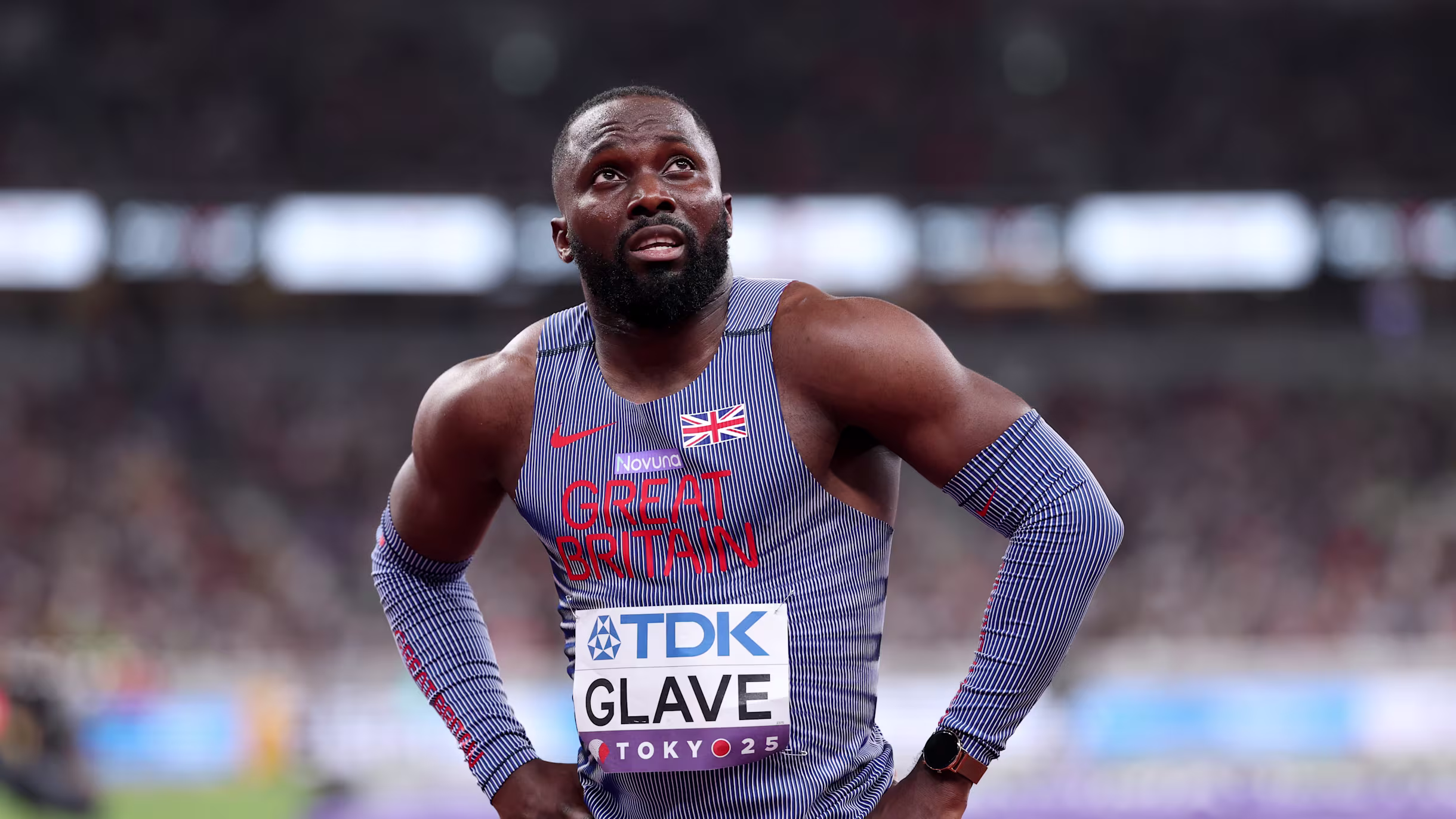 Romell Glave wins BAUHAUS galan 60m ahead of Azu and Thompson