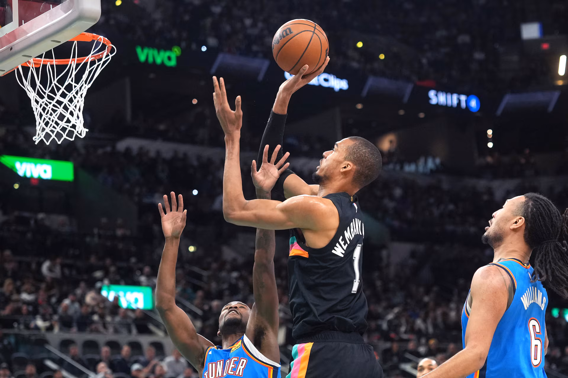 Spurs Beat Short-Handed Thunder Behind Johnson and Wembanyama